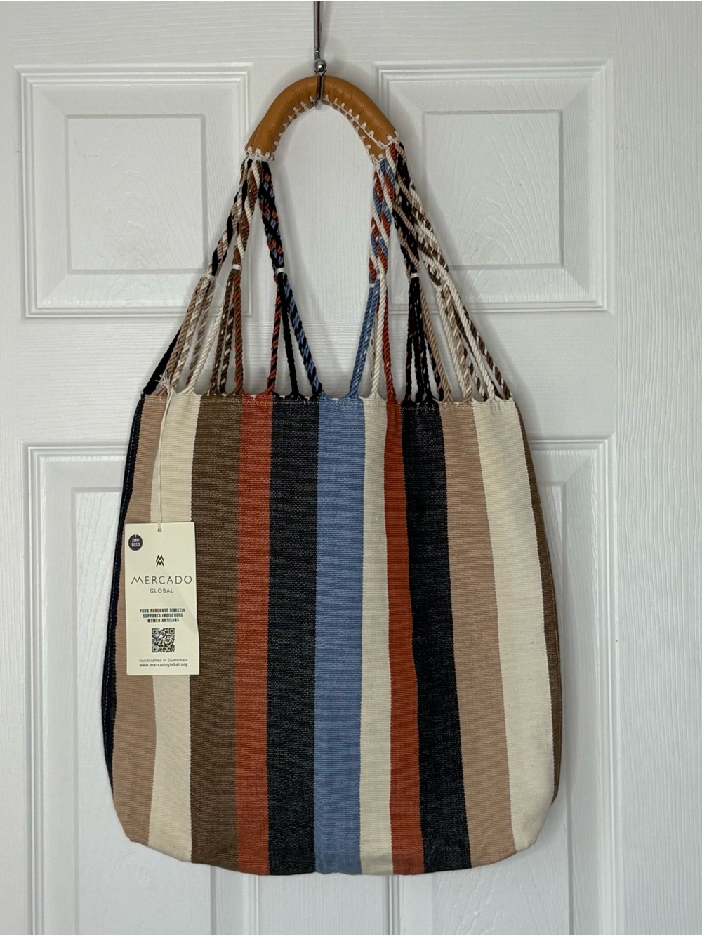 Mercado Global Apolonia Tote Bag, Blue Canyon NWT - Picture 3 of 14